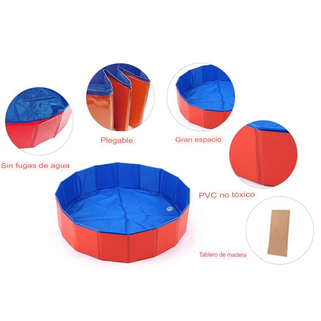Piscina Resistente para Perros 80x20 cm